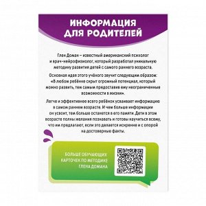 Обучающие карточки по методике Глена Домана «Продукты питания», 8 карт, 2+