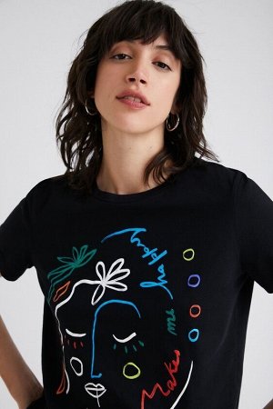 DESIGUAL - футболка с коротким рукавом