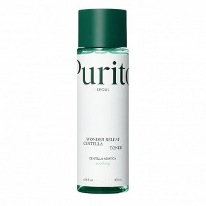 Тонер с центеллой бесспиртовый успокаивающий PURITO Wonder Releaf Centella Toner 200 мл (новый дизайн), шт