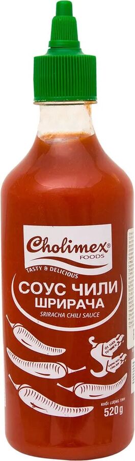 Соус CHOLIMEX  острый чили "Шрирача" , 520гр