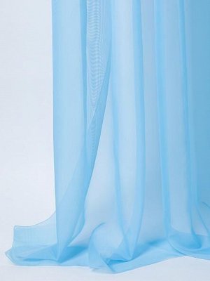 Вуаль Светло-Голубой Ширина 200 см без утяжелителя