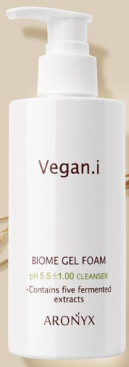 Aronyx Гель-пенка слабокислотная pH5,5 для лица Биом Веган Gel Foam Biome Vegan.i, 200 мл