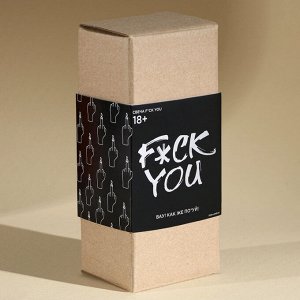 Свеча формовая "F*ck you", черная