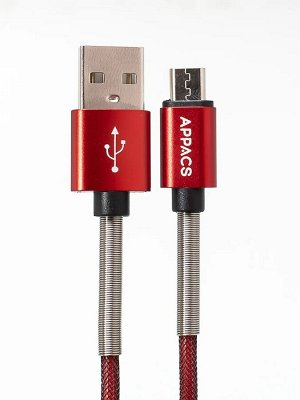 Кабель APPACS AP03202m microUSB/5V2.4A 1m Premium