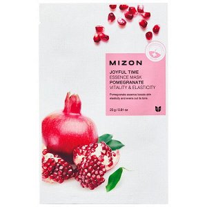 Оздоравливающая тканевая маска с экстрактом граната Mizon Joyful Time Pomegranate Essence Mask, 23гр