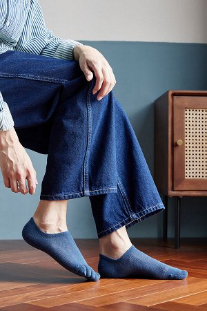Мужские носки с пальчиками, цвет синий