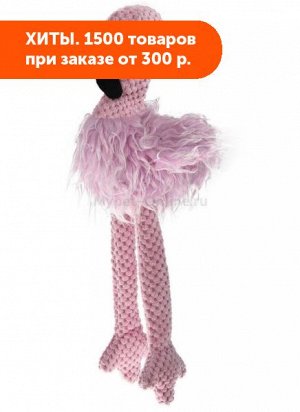 Игрушка для собак Фламинго плюш с пищалкой 15х42см HOMEPET