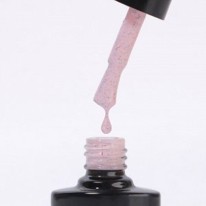 Гель лак для ногтей, с вкраплениями, 3-х фазный, 8 мл, LED/UV, сиреневый (03)
