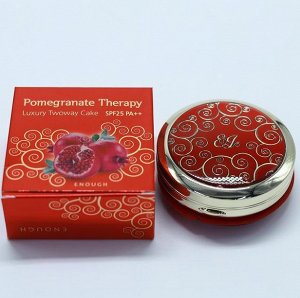 Enough Пудра для лица с экстрактои граната Pomegranate Therapy EGF Twoway Cake №13, 11гр+11гр