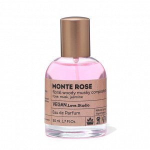 Парфюмерная вода женская Vegan Love Studio Monte Rose, 50 мл (по мотивам Roses Musk (Montale)