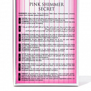 Парфюмерная вода женская Pink Shimmer Secret (по мотивам Victoria Secret Bombshell), 100 мл