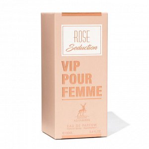Парфюмерная вода женская Rose Seduction Vip Pour Femme (по мотивам CAROLINA HERRERA 212 VIP Rose), 100 мл
