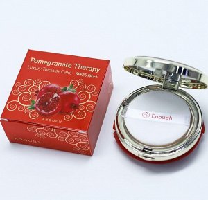 Enough Пудра для лица с экстрактои граната Pomegranate Therapy EGF Twoway Cake №13, 11гр+11гр