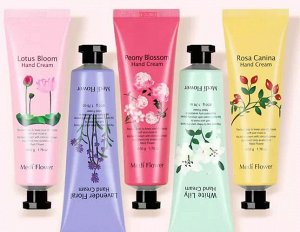 Medi Flower Набор кремов для рук Цветочный Сад Hand Cream Set The Secret Garden Of Five, 5 шт * 50 гр