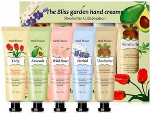 Medi Flower Набор кремов для рук сад блаженства Hand Cream Set The Bliss Garden, 5 шт * 50 гр