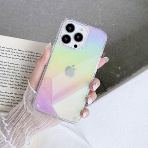 Чехол прозрачный на Apple Iphone, цвет перламутровый