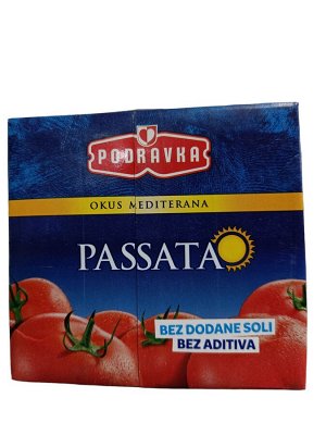 Vegeta Протертая мякоть томатов PASSATA Podravka 500 гр