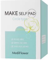 Medi Flower Диски ватные для снятия макияжа хлопковые двусторонние Pad Make Self (Refill), 130 шт