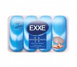 EXXE 1+1 мыло твердое кремов. (4шт*90гр.) увлаж. д/в тип.кожи морск.жемчуг п/э 1уп. / 12шт,24шт / С0006182 / 974715