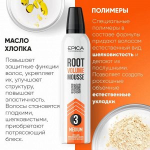 Мусс для объема волос средней фиксации Эпика 250 мл Epica