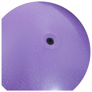 Мяч для художественной гимнастики «Металлик», d=15 см, цвет сиреневый с блеском