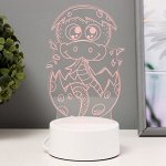 Светильник &quot;Змейка&quot; LED RGB от сети 8,5х9,5х14 см
