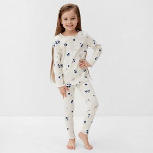 Пижама детская (лонгслив и брюки) KAFTAN Little berry, (146-152)