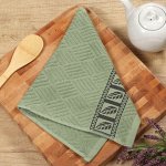 Полотенце кухонное махровое, 30х50 см, 450 г/м2, 100% хлопок