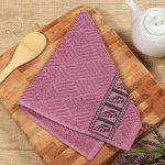 Полотенце кухонное махровое, 30х50 см, 450 г/м2, 100% хлопок