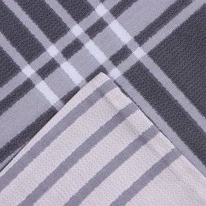 Постельное бельё 1.5-спальное LoveLife Square gray, сатин