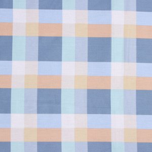 Постельное бельё LoveLife 2сп Square blue, 175х215см, 200х225см, 50х70см-2шт, сатин, хлопок 125г/м