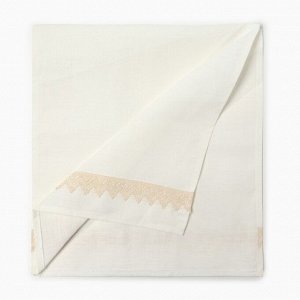 Дорожка на стол «Этель» Kitchen linen, 40x176 см, лён 100%, 240 г/м², белая