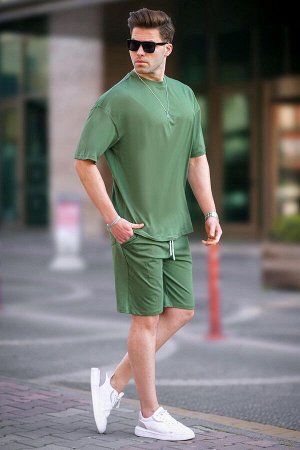 Базовый комплект мужских шорт цвета хаки 6377