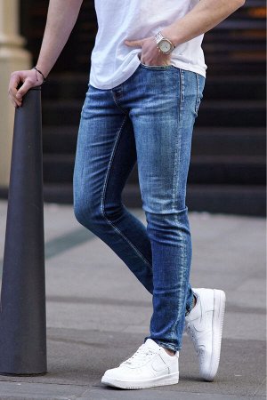 Синие мужские джинсы Slim Fit 6870