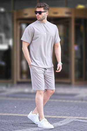 Базовый комплект мужских шорт окрашенного серого цвета 5950