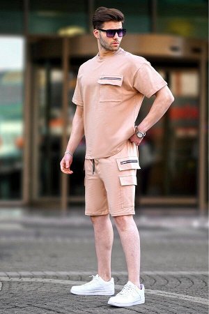 Комплект мужских шорт из норки с карманами 5946