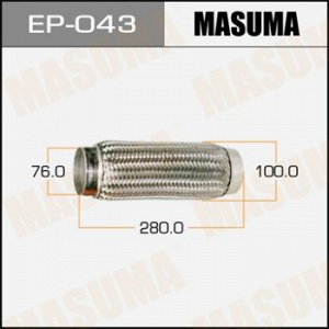 Гофра глушителя MASUMA 76x280 EP-043