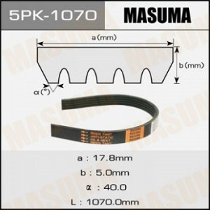 Ремень ручейковый MASUMA 5PK-1070 5PK-1070