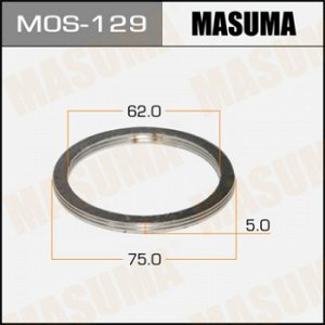 Фасовка Кольцо глушителя MASUMA 62х75, уп.2шт Ms._MoS-129. уп2шт