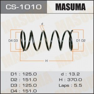 Пружина подвески MASUMA front CALDINA/ CT196, CT198 CS-1010