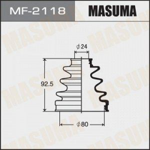 Пыльник ШРУСа MASUMA MF-2118 MF-2118