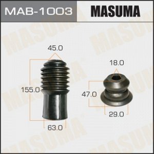 Пыльники стоек универсальные MASUMA, отбойник D=18, H=47 MAB-1003