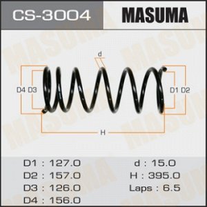 Пружина подвески MASUMA rear DELICA/ PE8W CS-3004