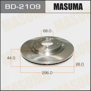 Диск тормозной MASUMA front QASHQAI/ J10E, X-TRAIL/ T30 10- [уп.2] BD-2109