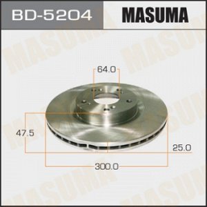 Диск тормозной MASUMA front CR-V 05- [уп.2] BD-5204
