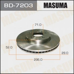 Диск тормозной MASUMA front VITARA, GRAND VITARA [уп.2] BD-7203