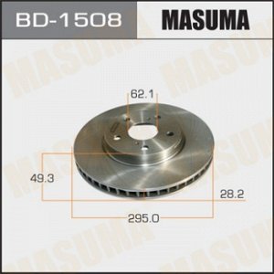 Диск тормозной MASUMA front CROWN, MARK X/ GRS18#, UZS18# [уп.2] BD-1508