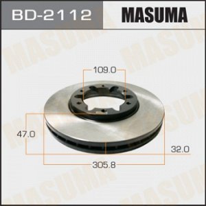 Диск тормозной MASUMA front SAFARI, PATROL/ Y61 BD-2112