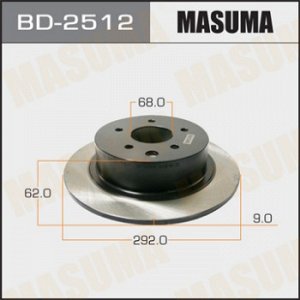 Диск тормозной MASUMA rear TEANA/ L33R [уп.2] BD-2512