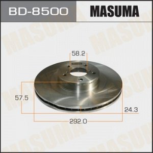 Диск тормозной MASUMA front FORESTER, IMPREZA, LEGACY [уп.2] BD-8500